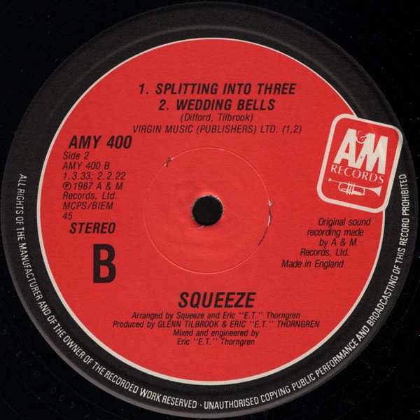12 inch, Pop Rock, Squeeze | Historia Nuestra