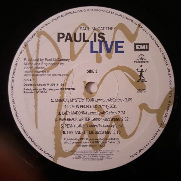 LP, Paul McCartney, Pop Rock | Historia Nuestra