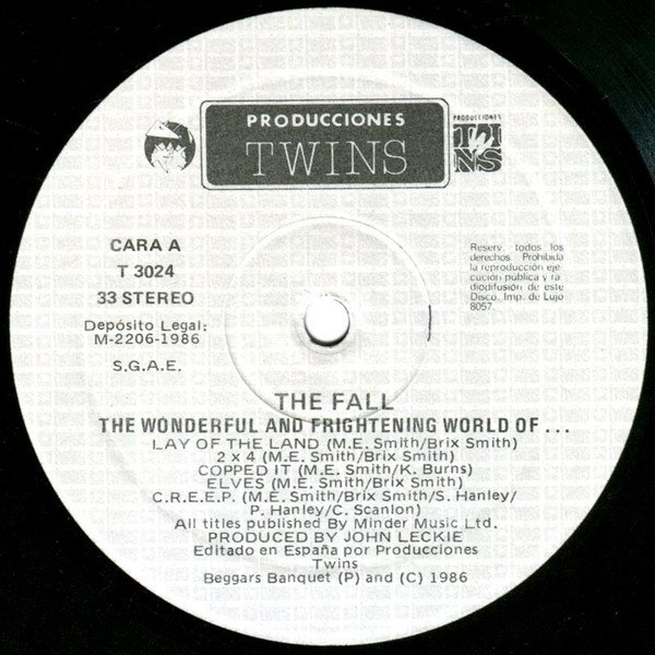 Alternative Rock, LP, New Wave, The Fall | Historia Nuestra