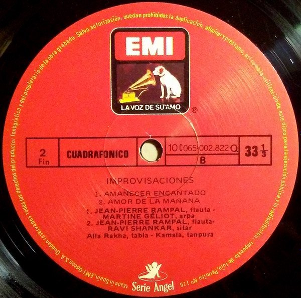 Contemporary, Indian Classical, LP, Yehudi Menuhin · Ravi Shankar · Jean-Pierre Rampal | Historia Nuestra