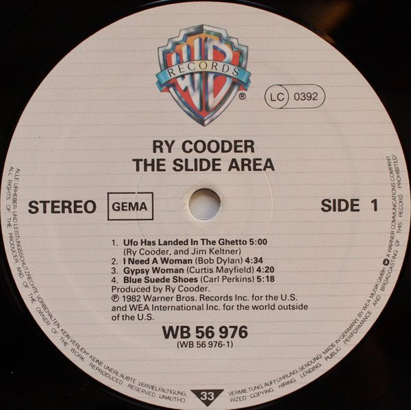 Blues Rock, LP, Ry Cooder | Historia Nuestra