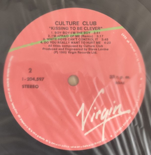 Culture Club, LP, Synthpop | Historia Nuestra