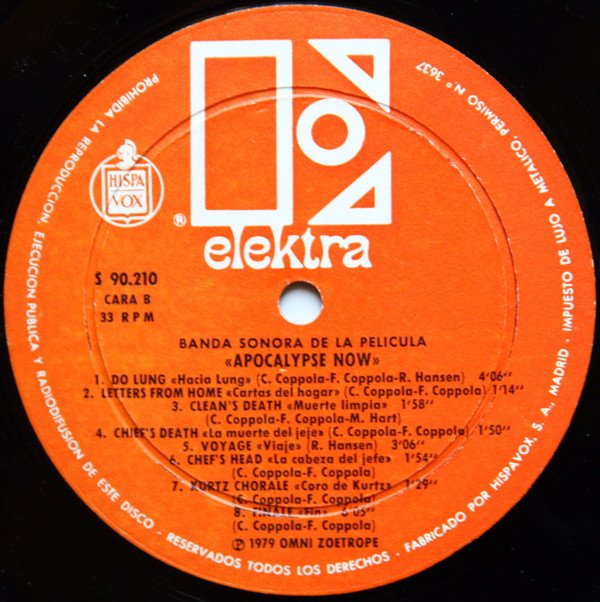 Carmine Coppola And Francis Coppola*, LP, Soundtrack | Historia Nuestra