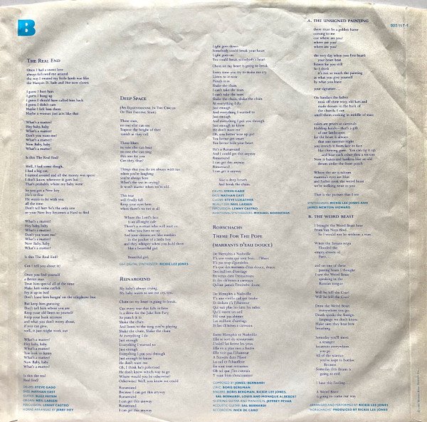 JazzRock, LP, Rickie Lee Jones | Historia Nuestra