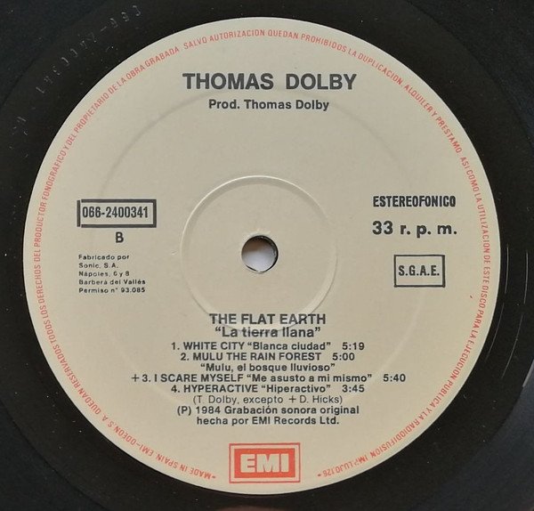 Downtempo, LP, Synthpop, Thomas Dolby | Historia Nuestra