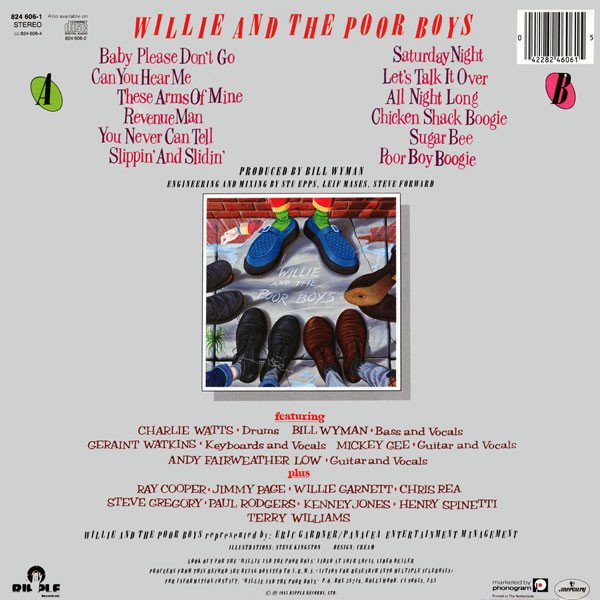 Blues Rock, LP, Willie And The Poor Boys | Historia Nuestra
