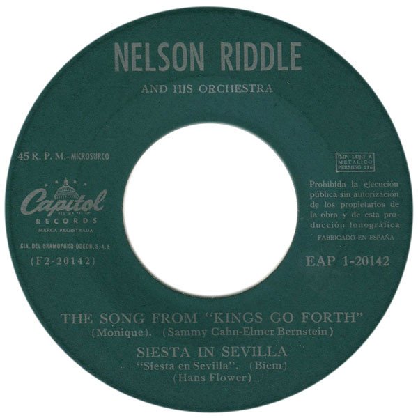 Ni Mjk LmpwZWc jpeg, Nelson Riddle And His Orchestra, Historia Nuestra