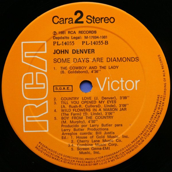 Country Rock, Folk Rock, John Denver, LP | Historia Nuestra