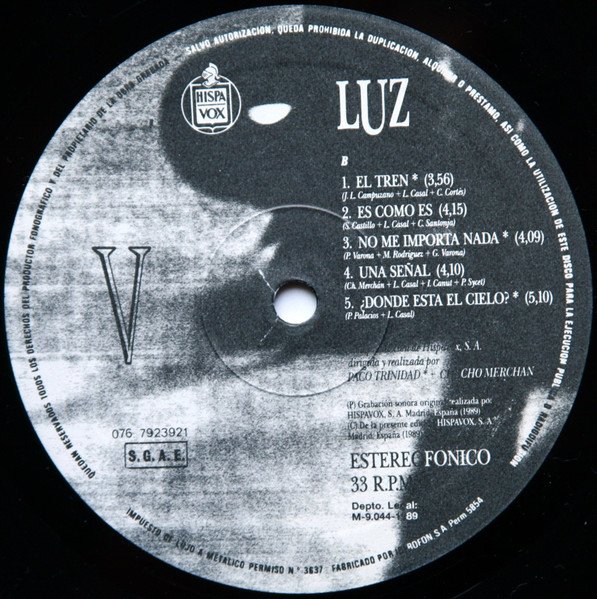 LP, Luz*, Pop Rock | Historia Nuestra