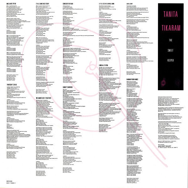 Folk, LP, Pop Rock, Tanita Tikaram | Historia Nuestra