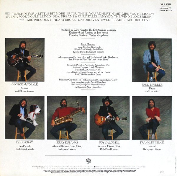 Country Rock, LP, Southern Rock, The Marshall Tucker Band | Historia Nuestra