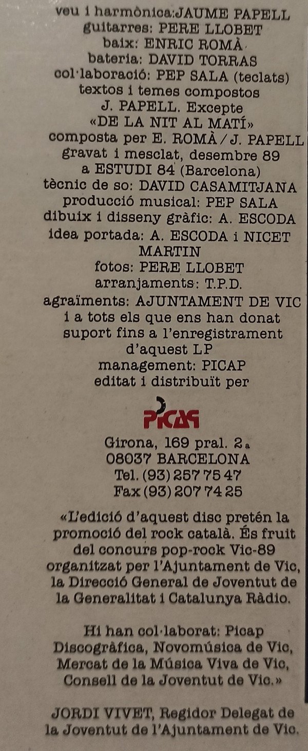 Catalan Music, LP, Tancat Per Defunció | Historia Nuestra