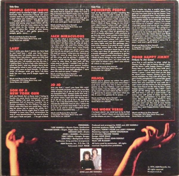 Gino Vannelli, JazzRock, LP, Pop Rock | Historia Nuestra