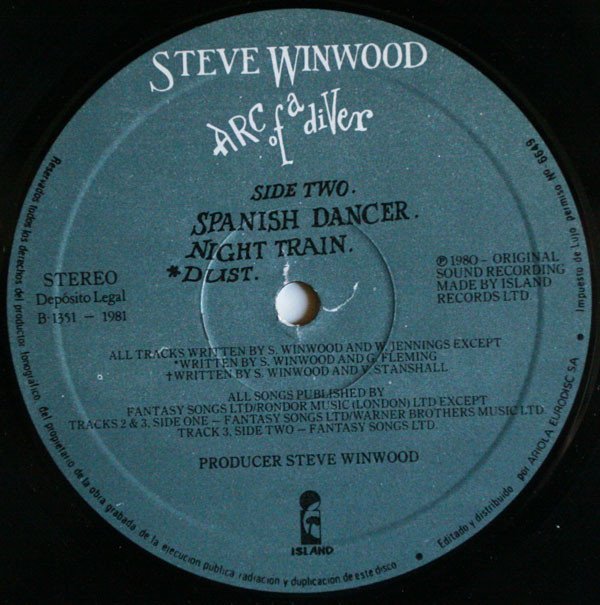 LP, Pop Rock, Soft Rock, Steve Winwood | Historia Nuestra