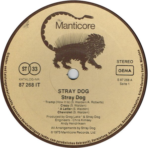 Electric Blues, Hard Rock, LP, Stray Dog | Historia Nuestra