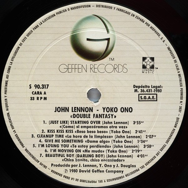 John Lennon & Yoko Ono, LP, Pop Rock | Historia Nuestra