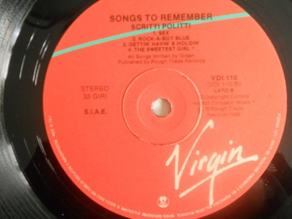 Disco, LP, Pop Rock, Scritti Politti, Synthpop | Historia Nuestra