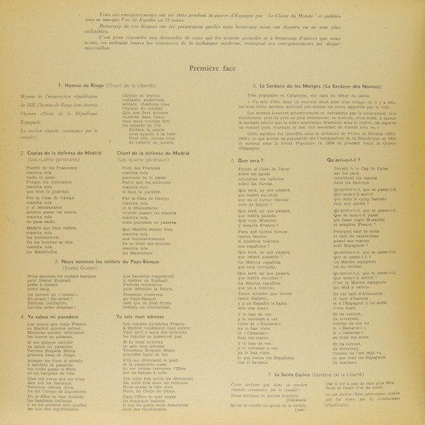 LP, Marches, Various | Historia Nuestra
