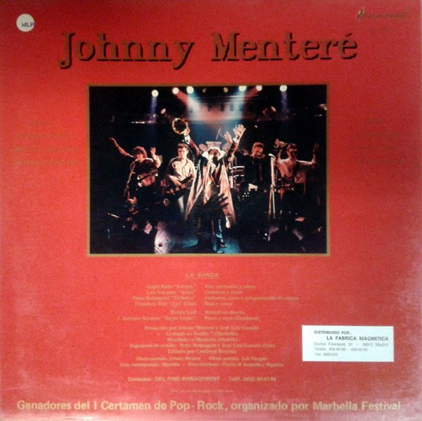 12 inch, Johnny Menteré, Pop Rock | Historia Nuestra