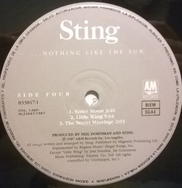 LP, Pop Rock, Soft Rock, Sting | Historia Nuestra