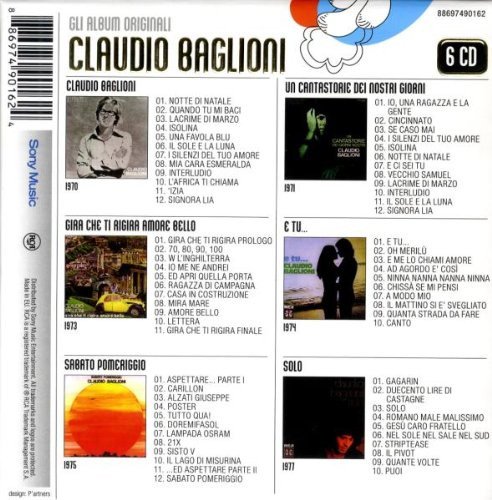 Claudio Baglioni, Ediciones especiales CD, Vocal | Historia Nuestra
