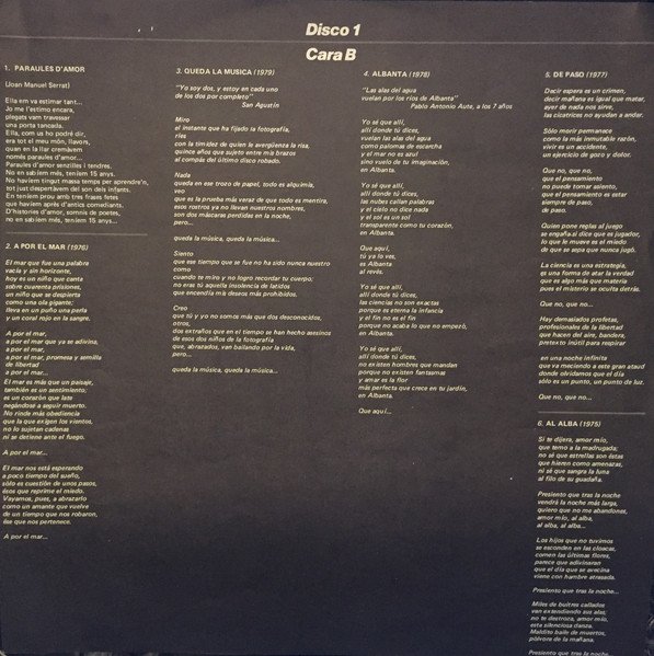 Ballad, LP, Luis Eduardo Aute | Historia Nuestra