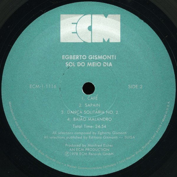 Contemporary Jazz, Egberto Gismonti, Latin Jazz, LP | Historia Nuestra