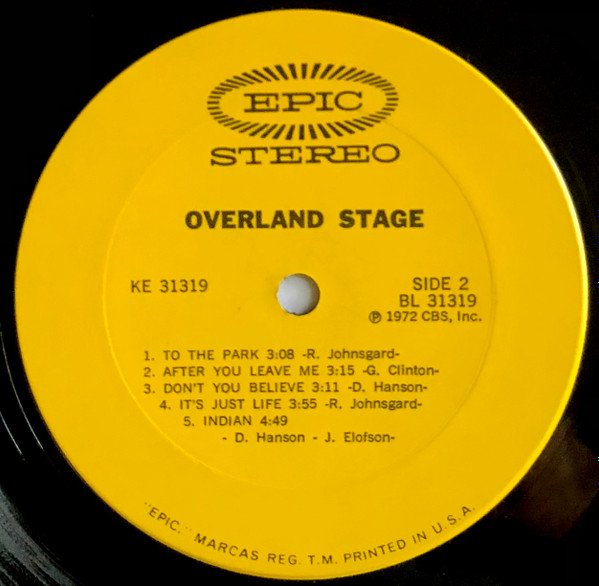Hard Rock, LP, Overland Stage, Prog Rock, Religious, Soft Rock | Historia Nuestra