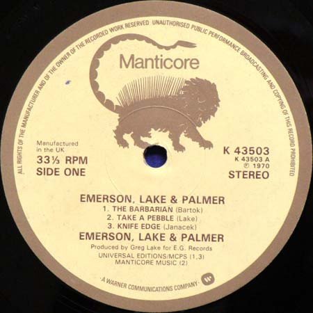 Emerson, Lake & Palmer, LP, Prog Rock | Historia Nuestra