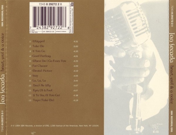 CD, Jon Secada, Pop Rock, Rhythm Blues | Historia Nuestra