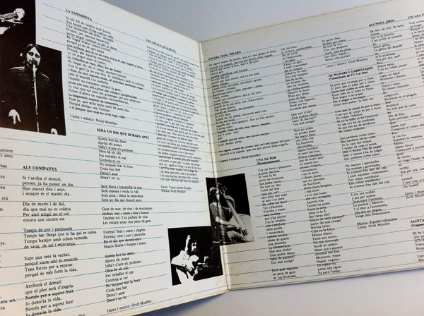 Catalan Music, Folk, LP, Ovidi Montllor, Poetry | Historia Nuestra