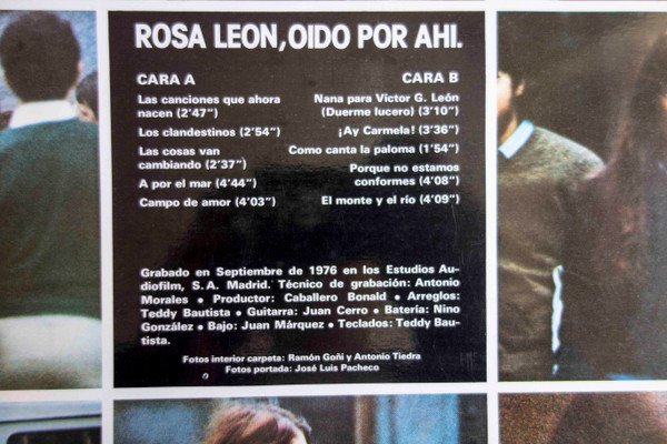 LP, Rosa León, Vocal | Historia Nuestra