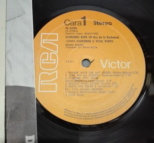 Jorma Kaukonen, LP, Partes Vitales* | Historia Nuestra