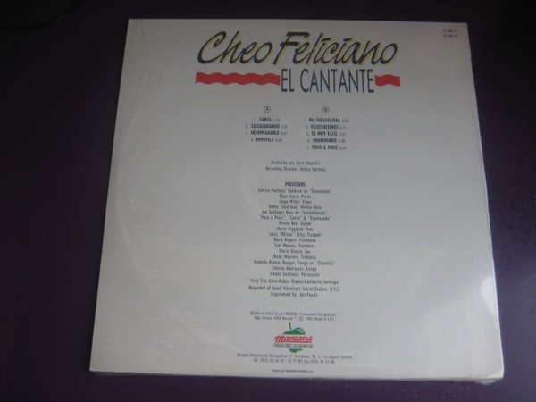 Bolero, Bomba, ChaCha, Cheo Feliciano, Descarga, Guajira, LP, Salsa | Historia Nuestra