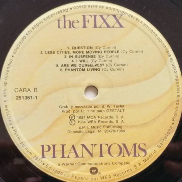 LP, Synthpop, The Fixx | Historia Nuestra