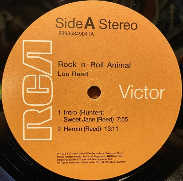 Art Rock, Glam, Lou Reed, LP | Historia Nuestra