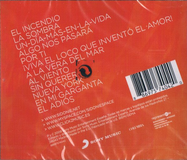 Alternative Rock, CD, Sidonie | Historia Nuestra