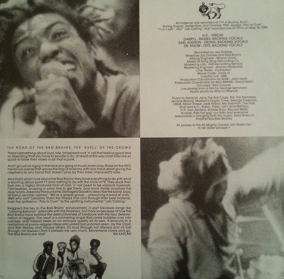 Bad Brains, Hardcore, LP, Punk, Roots Reggae | Historia Nuestra