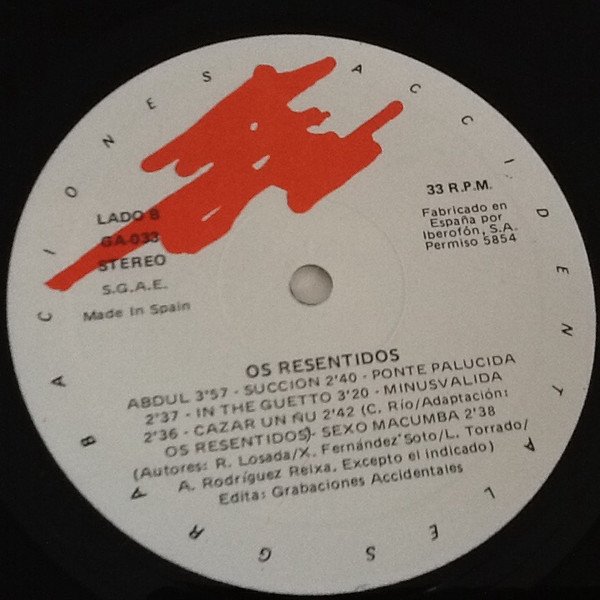 LP, New Wave, Os Resentidos | Historia Nuestra