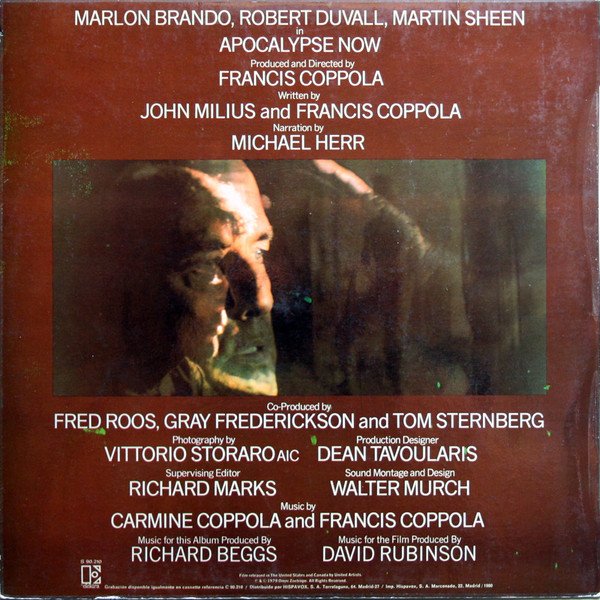 Carmine Coppola And Francis Coppola*, LP, Soundtrack | Historia Nuestra