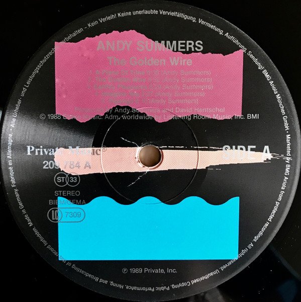 Andy Summers, Experimental, LP | Historia Nuestra