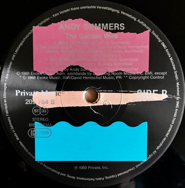 Andy Summers, Experimental, LP | Historia Nuestra