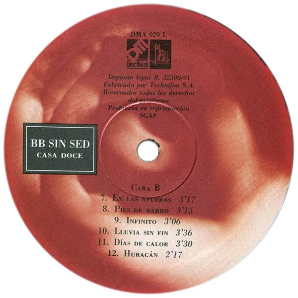 BB Sin Sed, LP, Pop Rock | Historia Nuestra