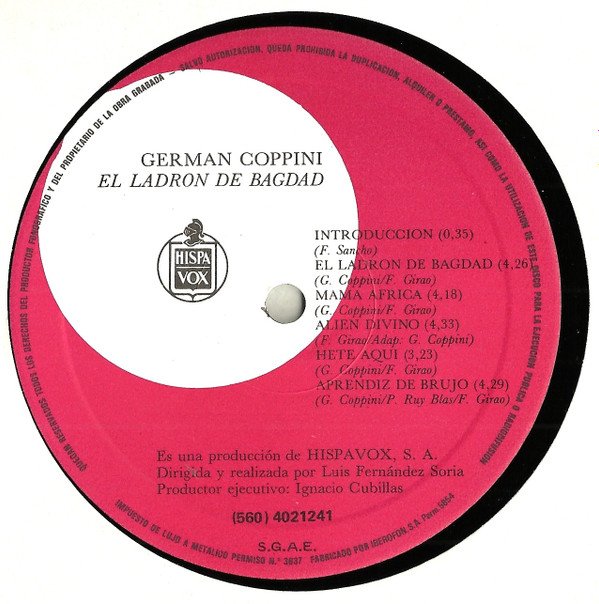 Europop, Germán Coppini, LP | Historia Nuestra