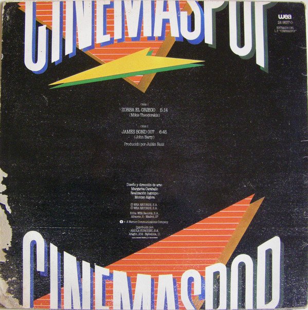 12 inch, Cinemaspop, Synthpop | Historia Nuestra