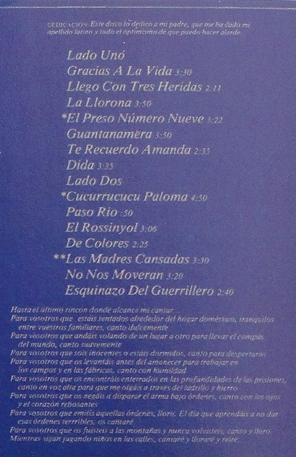 Acoustic, Joan Baez, LP | Historia Nuestra
