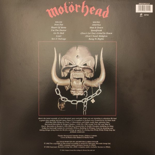 Heavy Metal, LP, Motörhead | Historia Nuestra