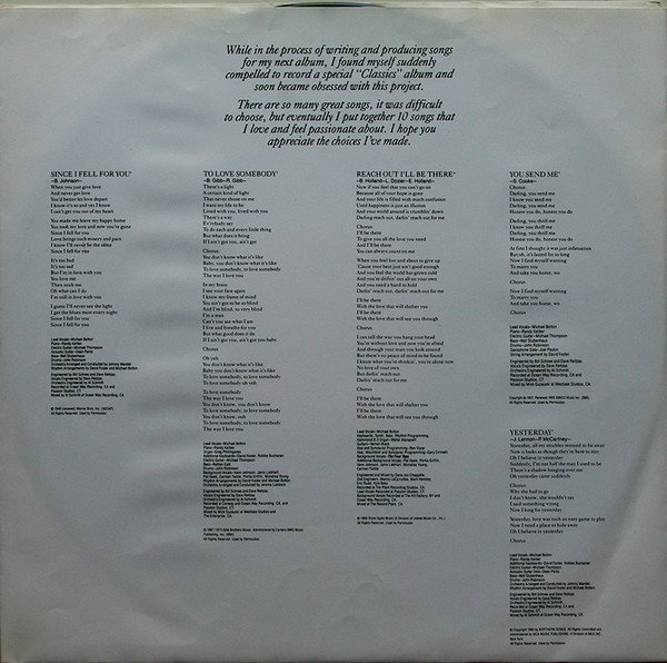Blues Rock, LP, Michael Bolton, Soft Rock | Historia Nuestra