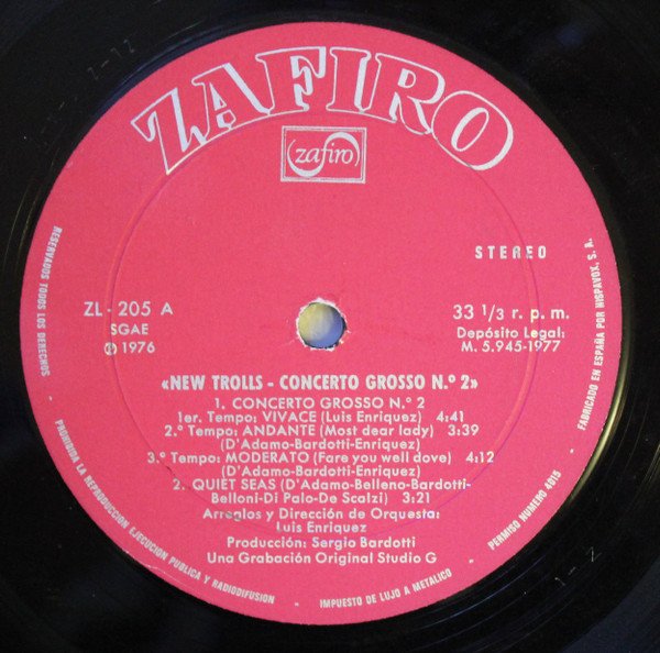 Classic Rock, LP, New Trolls, Prog Rock, Symphonic Rock | Historia Nuestra
