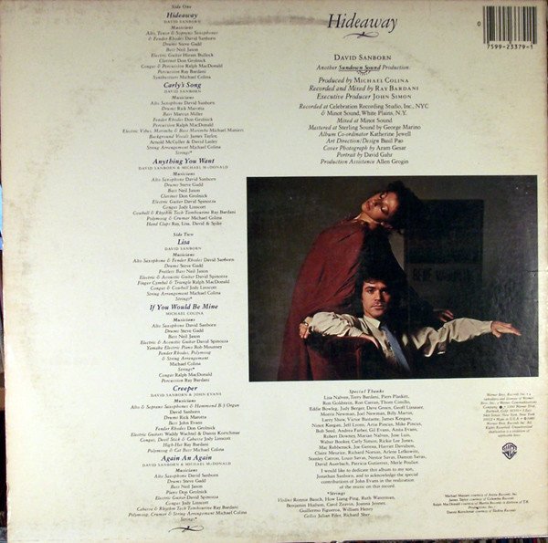 David Sanborn, LP, Smooth Jazz | Historia Nuestra